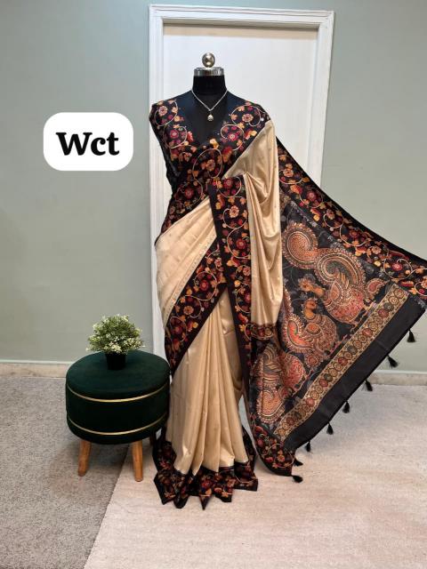 Svara tussar silk gujarat sarees online